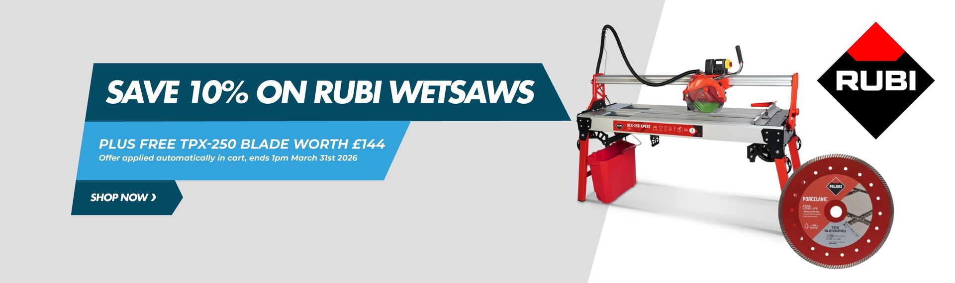 Rubi Wetsaw Offer