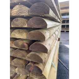 Half round rails - Treated