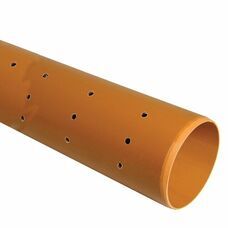 6.0m-110mm Underground Drain Pipe Perforated Plain Ended