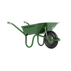 1041 Original Trade Green Wheelbarrow - 90L