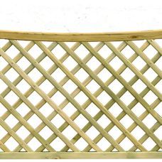 Concave Top Frame Diamond Trellis Panel  - With 32mm Frame alternative