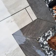 Anthracite Black Porcelain Planks alternative