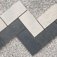 Quartz White Porcelain Cobbles alternative