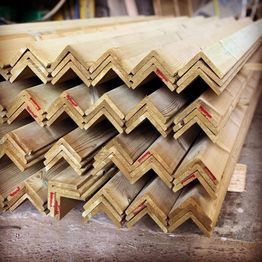 Scandinavian Redwood L Corner Trim Green Treated Ex 50 x 50 x 2400mm alternative