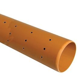 6.0m-110mm Underground Drain Pipe Perforated Plain Ended