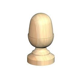 Acorn Post Finial (Treated)