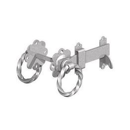 Twisted Ring Gate Latch 150mm Galvanised