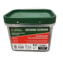 Decking Screws Green Treated alternative