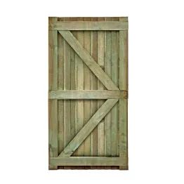 Suffolk Closeboard Garden Gate - Fully framed alternative