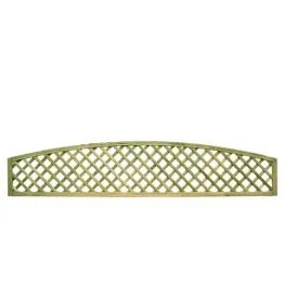 Convex Top Frame Diamond Trellis Panel - With 32mm Frame