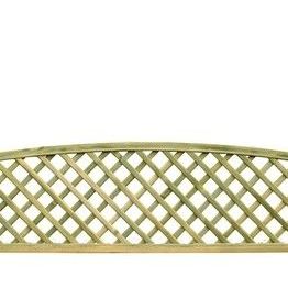 Convex Top Frame Diamond Trellis Panel - With 32mm Frame alternative
