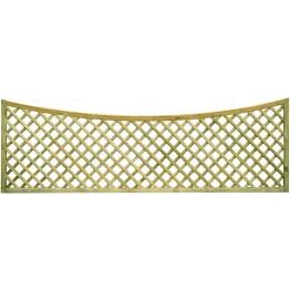 Concave Top Frame Diamond Trellis Panel  - With 32mm Frame