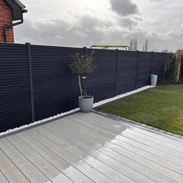 DuraPost URBAN® Slatted Composite Boards 6FT Pack of 2