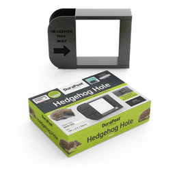 DuraPost® Hedgehog Hole for Gravel Board 150MM Black