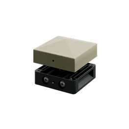 DuraPost Steel Post Cap alternative