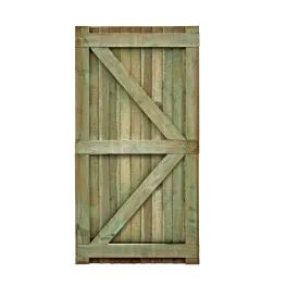 Suffolk Closeboard Garden Gate - Fully framed alternative