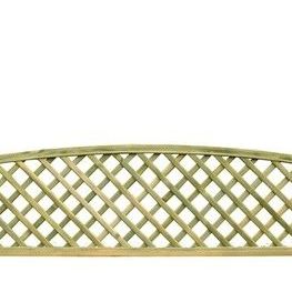 Convex Top Frame Diamond Trellis Panel - With 32mm Frame alternative