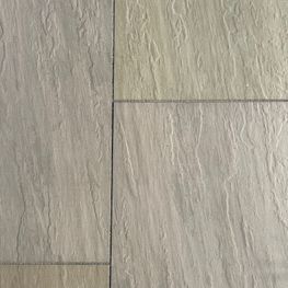 Raj Green - Porcelain Paving alternative