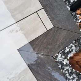 Anthracite Black Porcelain Planks alternative