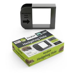 DuraPost® Hedgehog Hole for Gravel Board 150MM Black