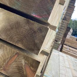 Sawn Treated Sleepers alternative