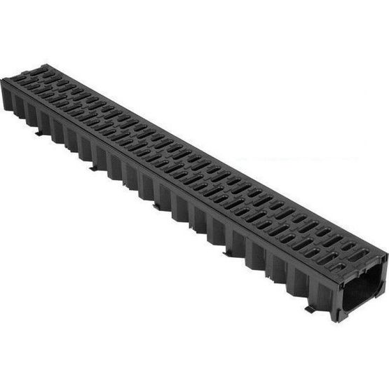 Aco Hexdrain Plastic Channel  A15 with Microgrip – 1.0m